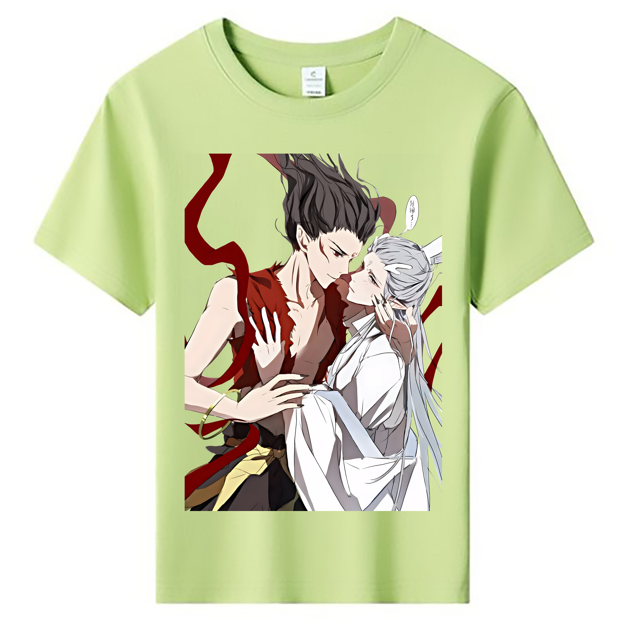 （画像用） Ne Zha 2 ナタ 魔童の大暴れ 綿100％キッズTシャツ（フロントプリント）